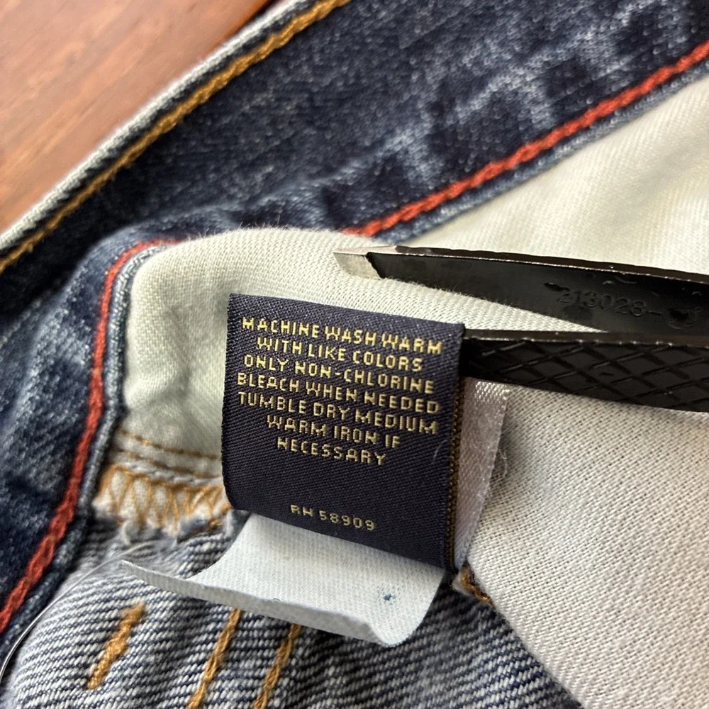 Cremieux Relaxed Fit Straight Jeans SZ 48/30 (29) Big & Tall Medium Wash EUC